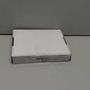 WallarGe Atomic Digital Wall Clock Battery Operated, Self-Setting, Large Display with Temperature, Date, Day of The Week, Silent Wall Mount Digital Clock, 4 Time Zones, DST