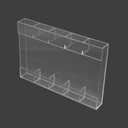 Dnyta 9.5" Acrylic Straw Holder for Cabinet Door, Straw Storage Organizer for Cabinet, Dust-proof Storage Rack, Kitchen Accessories Container, Transparent