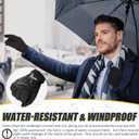 Pixel Panda Winter Gloves for Men Women Warm Touchscreen Gloves for Cold Weather for Cycling, Driving, Running, Hiking, Work (Black, L)