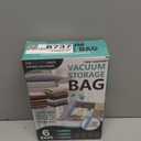 Cozy Essential Vacuum Storage Bags, Compression Space Saver Bags for Clothes, Comforters, Blankets, Pillow, Bedding, Sealer Clothing Storage,6 Combo