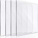 Blulu Transparent Acrylic Cutting Pads, 8.7x6.1x0.1 Inch Die Cutting Plates for Small Die-Cutting Machines, Embossing Craft Pads for DIY Scrapbooking Card Making(4 Pieces,12.5 x 9.0 Inch)