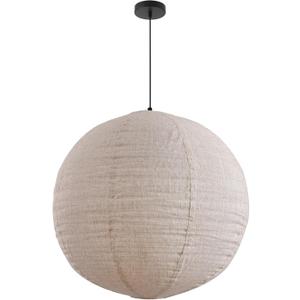 Linen Pendant Light Kit Lantern Pendant Light, 23.6in Off-White
Oversized Japanese Japandi Wabi Sabi Lantern Hanging Lamp Chandelier for Living Dining Room Bedroom Rented Apartment 1 Pack