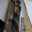 Matte Chrome Front Bumper Lower Valance Skid Plate Plastic Replacement for Silverado 1500 2022 2023 84878970