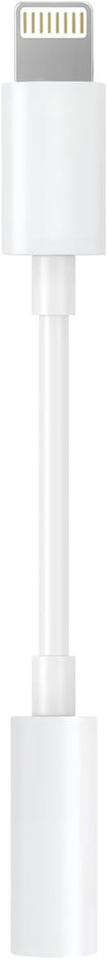 Apple MFi Certified Lightning to 3.5mm Headphone Jack Adapter -Premium Audio Quality & DAC Chip for Music Listening Car, Gym, Home Office, Compatible with iPhone 14/13/12/11/X/8/7 1Pack (White)