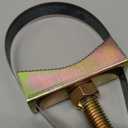 Heavy Duty Oil Filter Wrench Adjustable 9-15cm, 1-Pack Extra Large Truck Oil Filter Removal Tool Compatible with Semi Trucks, Tractors, Excavators