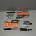 2 Pack 40" Extendable Snow Brush with Detachable Ice Scraper Snow Removal Tool Brush for Car Truck SUV Vehicle Windshield Foam Grip, Heavy Duty Auto Winter Car Accessories(Dark Green, Black)