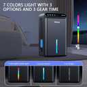 Dehumidifier for Basement (85 OZ, 800 sq ft) Quiet Dehumidifiers for Home, Auto Shut-Off, Sleep Mode, 3 Gear Timer(8H,16H,24H), Small Dehumidifier for Bedroom, Bathroom with Drain Hose