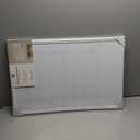 U Brands Farmhouse Dry Erase Calendar White Board with White Frame Set, Office Supplies, with Magnets, 20” x 30”, 3 Pieces