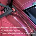 2PCS Car Seat Gap FillerGap Stopper Fill Gap Between Seat and ConsoleBuilt-in Recessed Storage OrganizerUniversal for Most Cars Trucks SUVs to Stop Things from DroppingRed