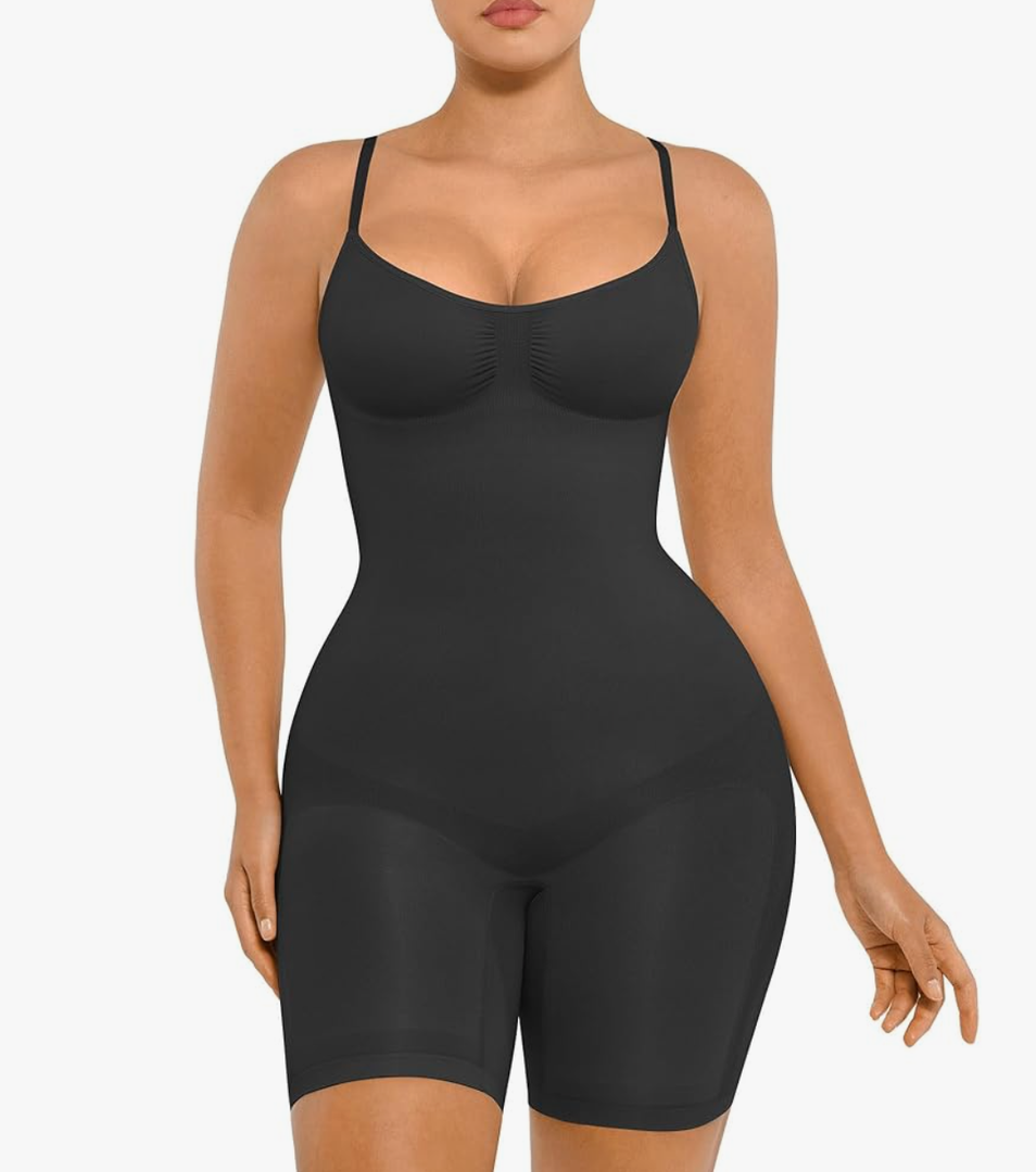 FeelinGirl Shapewear Bodysuit Tummy Control Seamless Sculpting Hip Enhancer Body Shaper for Women XL/XXL