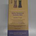 Home EC Premium Stainless Steel Sea Salt and Pepper Grinder Set of 2 - Adjustable Ceramic - Tall Glass Salt and Pepper Shakers - Kitchen Spice Mill W/Funnel & EBook