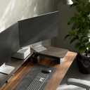 Amesoba Desk Stand Mini (Dark Walnut, Mini)