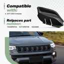 Front Windshield Wrap Corner Trim Engine Hood Hinge Cover Ventilation Panel Wiper Side Trim Compatible with 2017-2023 Compass Repalce 7AA47RXFAA 7AA46RXFAA (Right)