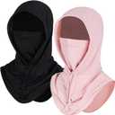 4 x Ski Mask for Men Women, Balaclava Full Face Head Neck Gaiter Cover, Summer UV Protection Cooling Outdoor (Gray)