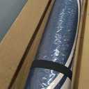 EaseUp 10mm Thick Yoga Mat, 73"×31.5" Extra Wide, Non-Slip with Strap