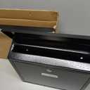 xydled Mail Boxes with Key Lock,Locking Mailbox Wall Mounted,Security Mailbox with Lock and Key,Large Capacity,Steel Cover Metal Postbox for House,14.2X 4X 12.6 Inch, Black