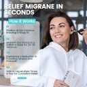 2 x Ear Pressure Relief Device, Migraine and Headache Relief Products, Naturally Reduce Tension, Pressure & Pulsating Symptoms Through Inner Ear Pressure Balance（1pc）