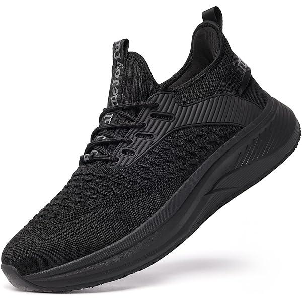 Joyfulti Men's Breathable Running Shoes – Lightweight Walking Sneakers, Slip-Resistant Athletic Fashion Shoes for Gym, Work & Daily Wear | Big Sizes / EU Size 50, US Men's 15.5
