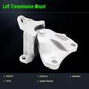 Engine Motor Mount Compatible with 2012-2015 Civic 1.8L Coupe/Sedan Replacement for A65048 A65021 A65087 Set of 3