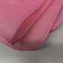 Bathroom Tub Mat Non Slip 35.4'' x 15.7'', Non Slip Bath Mat for Shower, Drain Holes Keep Bathtub Clean, Machine Washable Soft Silicone, Comfortable Underfoot Design for Shower, Clear Pink