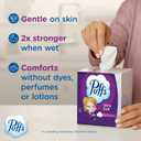4 x Puffs Ultra Soft Non-Lotion Facial Tissue, 8 Family Boxes, 124 Facial Tissues per Box