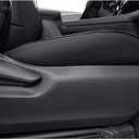 EKR Sienna Seat Covers for 2021-2026 Toyota Sienna XLE,XSE,Limited,Platinum,7 Seats,2nd Row Captain Chairs W/NO Legrest,Waterproof Seat Covers Full Set for Cars -Leather(Black)