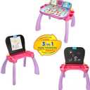 VTech Touch and Learn Activity Desk (Frustration Free Packaging), Purple, 20.9" x 24.2" x 18.9"