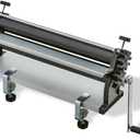 18-Inch Pizza Dough Roller Machine with Hand Crank - Pasta Maker, Dough Sheeter Features Non-Stick Rollers with Thickness Control - Solid Steel and Aluminum Construction