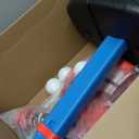 2 in 1 Kids Basketball Hoop and T Ball Set - Adjustable Height, Kids Baseball Tee with Automatic Pitching Machine, Indoor Outdoor Sport Toys Gifts for Toddler Boys Girls Age 1-5, Blue