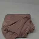 Double Stitch Cotton Tencel Fitted Sheet - King Size Fitted Sheets Deep Pocket, Soft Hotel Bedding, Cooling & Breathable for Hot Sleepers, Up to 16 inches, Dusty Mauve (King (78" x 80"))