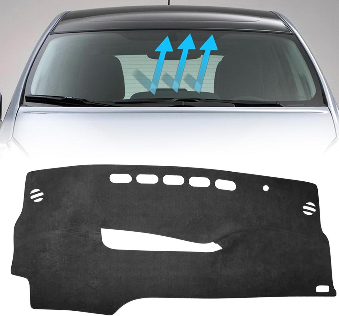Dash Cover for Toyota Prius 3th Gen XW30 2010-2015, Non-Slip Car Dashboard Cover Carpet Blocks UV Rays Protector Internal Accessories