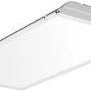 Lithonia Lighting 2x4 LED Troffer Light, Lay-in LED Troffer for Dropped Ceiling, Prismatic Lens, 4400 Lumens, 3500K Neutral White Light, 2-Foot by 4-Foot (2GTL4 4400LM LP835) (Without Battery)