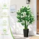 UPBUD 64'' Artificial Monstera Deliciosa Plant, Fake Swiss Cheese Tree