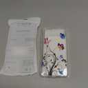 Vavies Case for Galaxy S20 FE 5G Case, SM-G781U Case with Tempered Glass Screen Protector, Full Body Clear with Floral Design Protection Phone Cover Cases for Samsung Galaxy S20 FE 5G (butterfly tree)