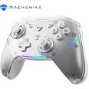 Machenike G5 Pro Wireless Gaming Controller for Windows PC,Switch,IOS&Android,PC Controller Hall Effect JoystickTriggers/Gyroscope,RGB Lights (White)