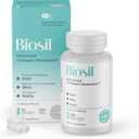 Biosil Collagen Booster Supplement - 180 Vegan Capsules - Patented ch-OSA Activator for Skin, Hair, Nails & Joints - Supports Natural Production - 90-Day Supply