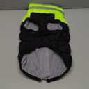 Lelepet Dog Coat Warm Dog Winter Coat Waterproof Dogs Jacket with Harness Built in Reflective Pet Fleece Vest Zip-Up Cold Weather Coats for Medium Dogs Turtleneck & Windproof Coats Dachshund Lime M