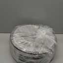 16" Black Drum Pendant Lighting Kitchen Island 3-Light Modern Farmhouse Chandelier with White Fabric Shade Rustic Hanging Light Fixtures for Dining Room Hallway Bedroom Foyer