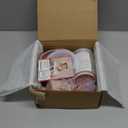 Remonda 23-Piece BPA-Free Silicone Baby Feeding Set | Extra Large Suction Plates, Toddler Bowls, Self Feeding Spoons, and More | Dishwasher Safe| Baby Led Weaning Supplies (Pink) B