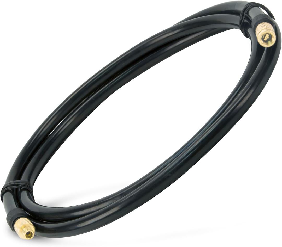 VIAIR 6 ft. Air Extension Hose for Portable Compressors, Black, P/N 00016