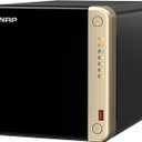 QNAP TS-464-8G-US 4 Bay Desktop NAS, Intel Quad-core Processor, M.2 PCIe Slots, Dual 2.5GbE Network Connectivity, Diskless