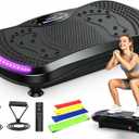 Vibration Plate Exercise Machine for Lymphatic Drainage,400lbs Capacity Vibrating Plate for Weight Loss,200-Levels Vibration Platform for Circulation,Body Shaker for Full Body Workout