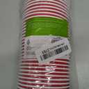 Amazon Basics Sturdy Disposable Plastic Party Cups for Cold Drinks, Red, 18oz, 50 Count, BPA-Free