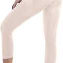 MD Women's Shapewear Legging High Waist Thigh Slimmer Tummy Control Panties Knee Length Body Shaper Butt Lift (Medium-Large, Nude)