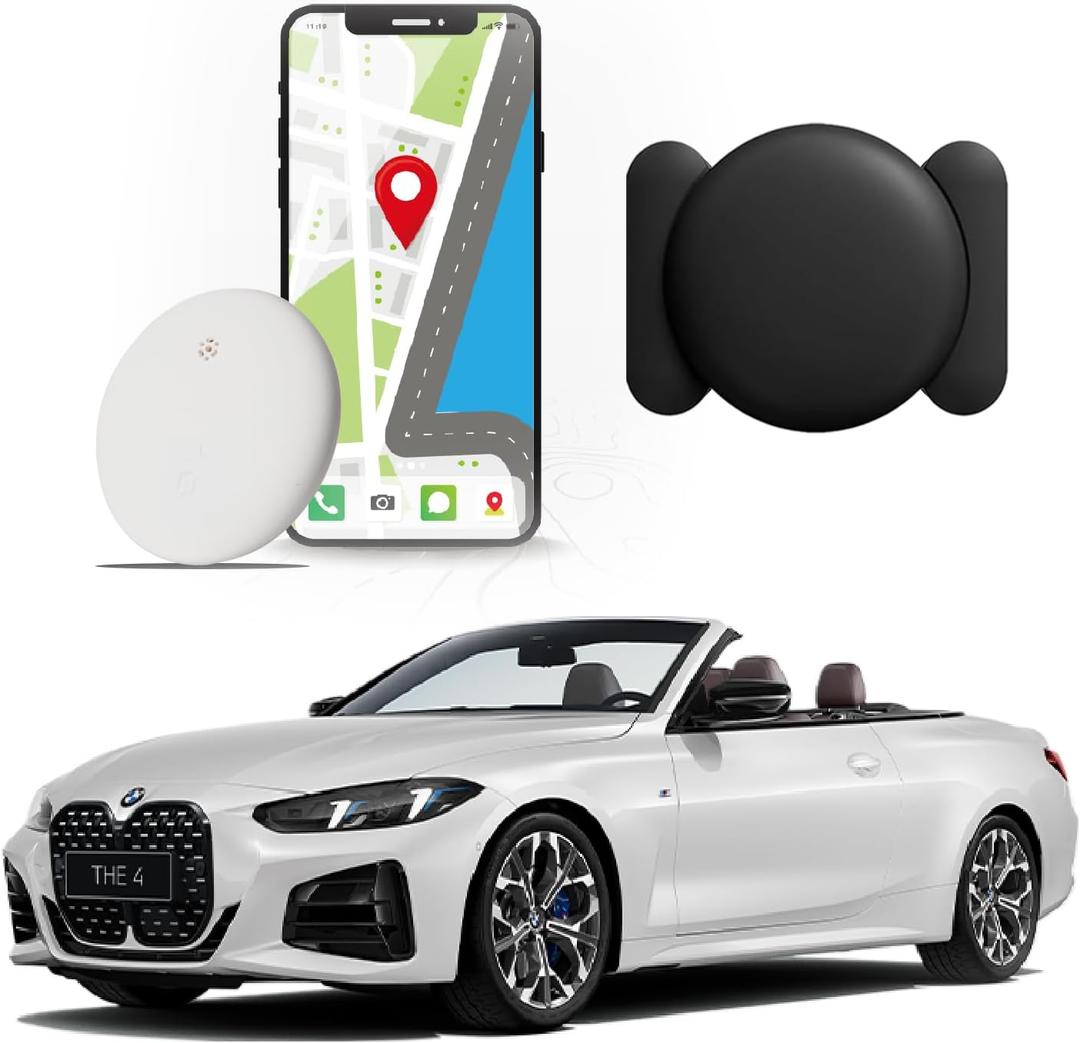 GPS Tracker for Vehicles,Mini Portable GPS Tracker Hidden Magnetic Tracker Real-Time Tracking Global Coverage for Car,Pets,Elderly,and Kids No Subscription No Monthly Fee No SIM Card Required