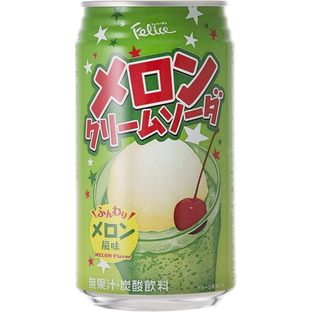 Felice melon cream soda 11.83 fl oz, 24 packs, BBD Not Found