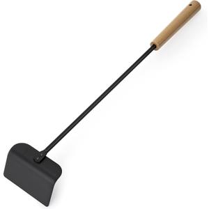 Onlyfire BBQ Charcoal Rake, 21 Inch Charcoal Ash Tool for Grill Ash Removal, Heavy Duty Heat-Resistant Wood Handle Fire Pit Grill Ash Removal Rake for BBQ, Smokers, Pizza Oven & Kamado Grills
