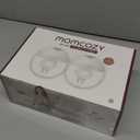 Momcozy M5 Hands-Free Wearable Breast Pump, Double-Sealed Flange for Baby-Like Comfort, 3 Modes & 9 Suction Levels, Portable Electric Pump  24mm, 2-Pack Quill Gray