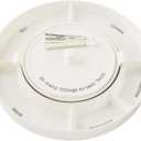 Mud Pie Taco Bar And Tortilla Warmer, 2" x 15" dia | tongs 7", White