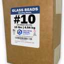 #10 Glass Beads - (10 LBS or 4.54 kg) - Blasting Abrasive Media (Fine) - 100-170 US Mesh for Blast Cabinets or Sand Blasting Guns